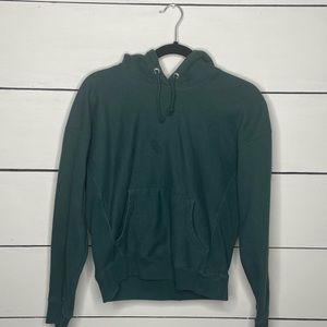 dark green champion hoodie